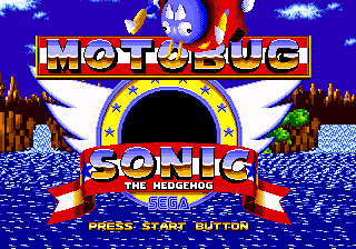Motobug the Badnik in Sonic 1 title screen.png