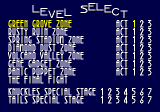 Sonic 3D Blast level select.png