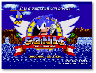 Sonic 1OmoChao Edition title.png